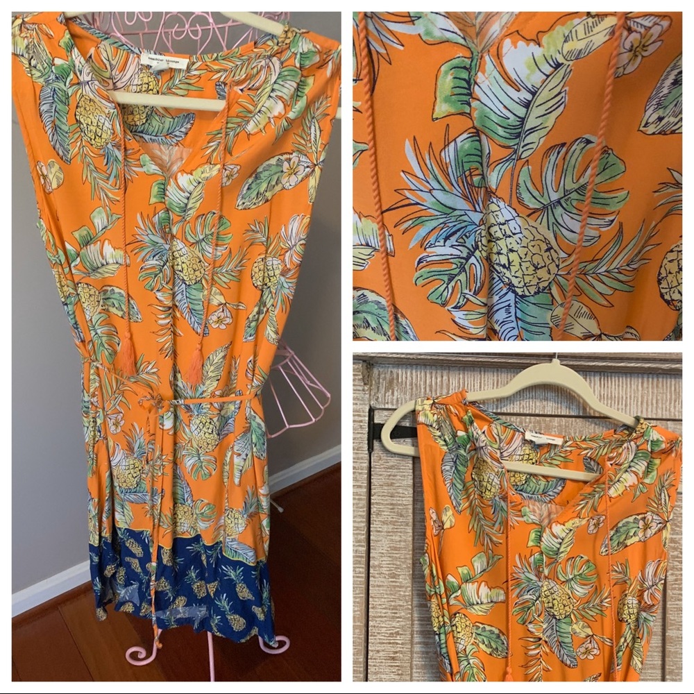 Beachlunchlounge - Orange Summer dress